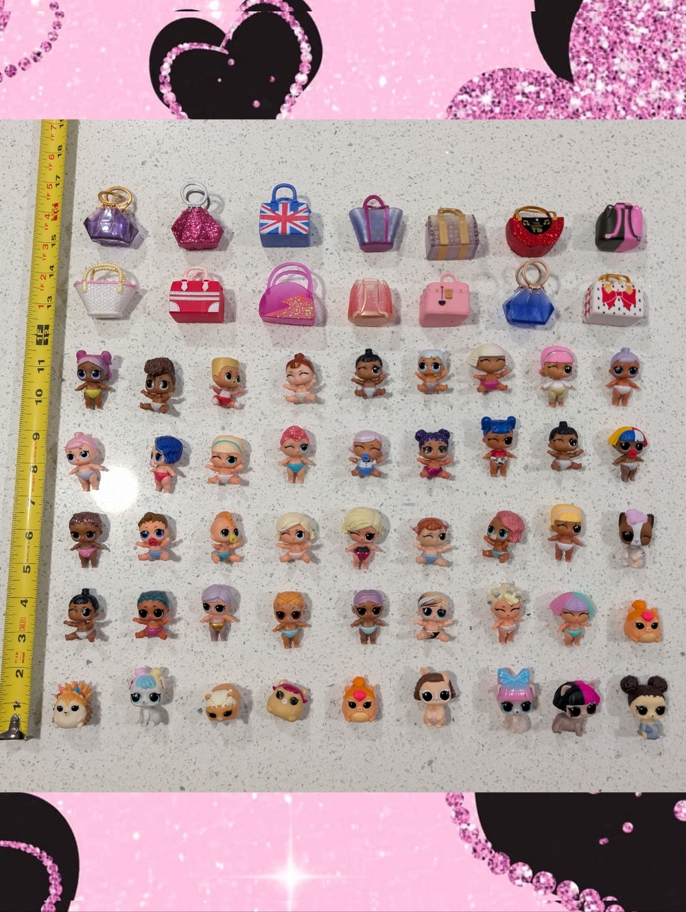 MASSIVE HUGE Lot LOL Surprise babies Baby Crystal Queen Dolls & Pets ULTRA RARE